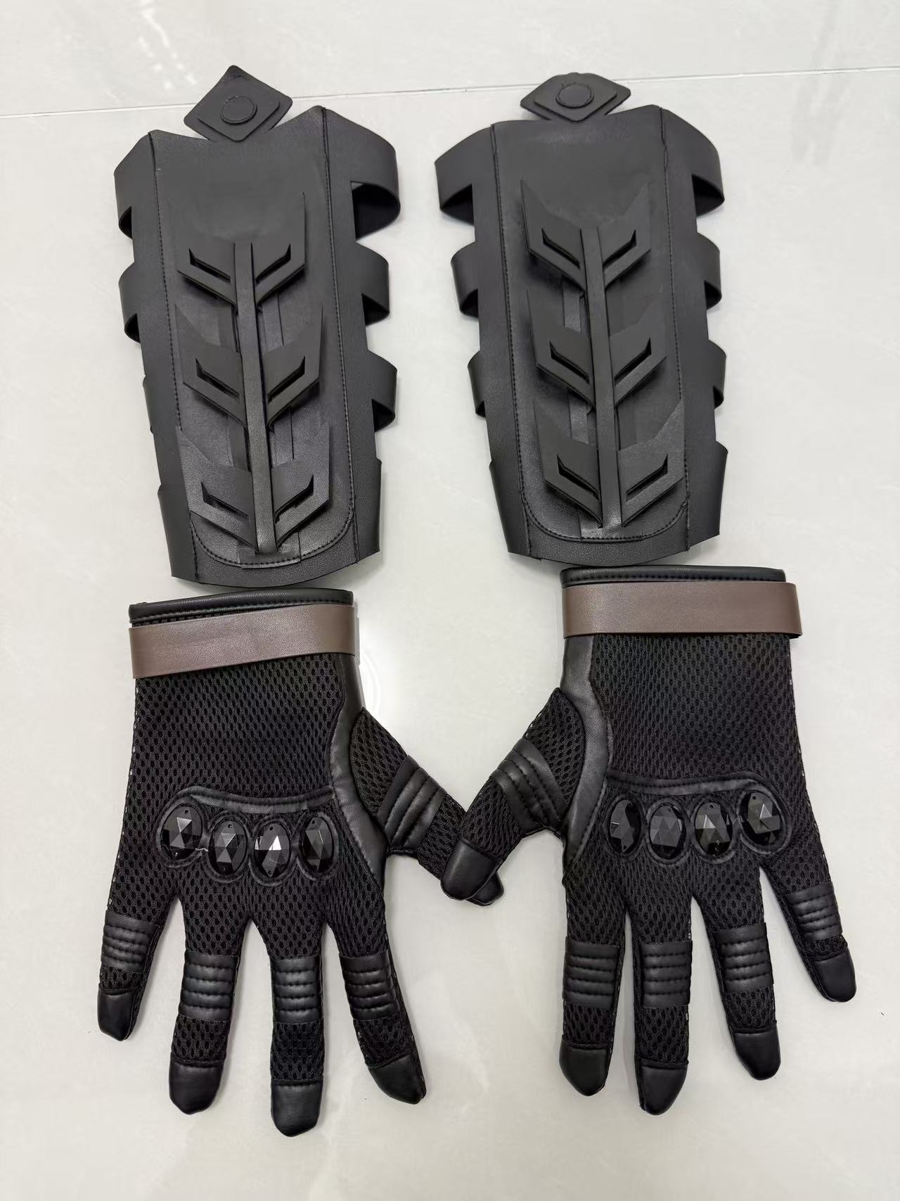 Men'S Fashion Gloves - Adulto Bruce Cosplay disfraz guantes guardamanos