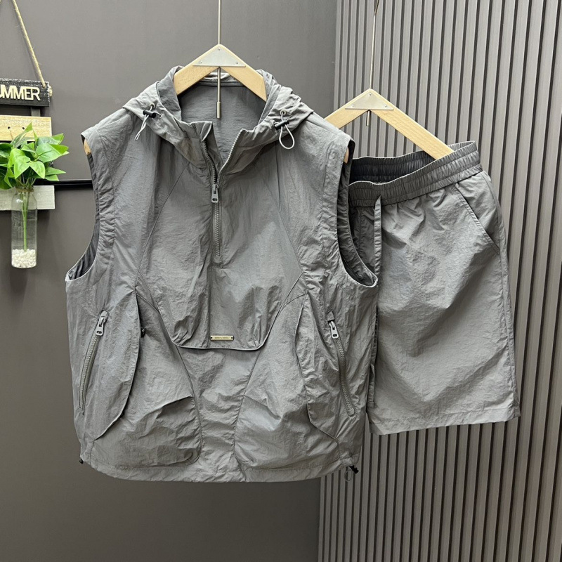 Mens Fashion Vest - Conjunto de 2 piezas de chaleco