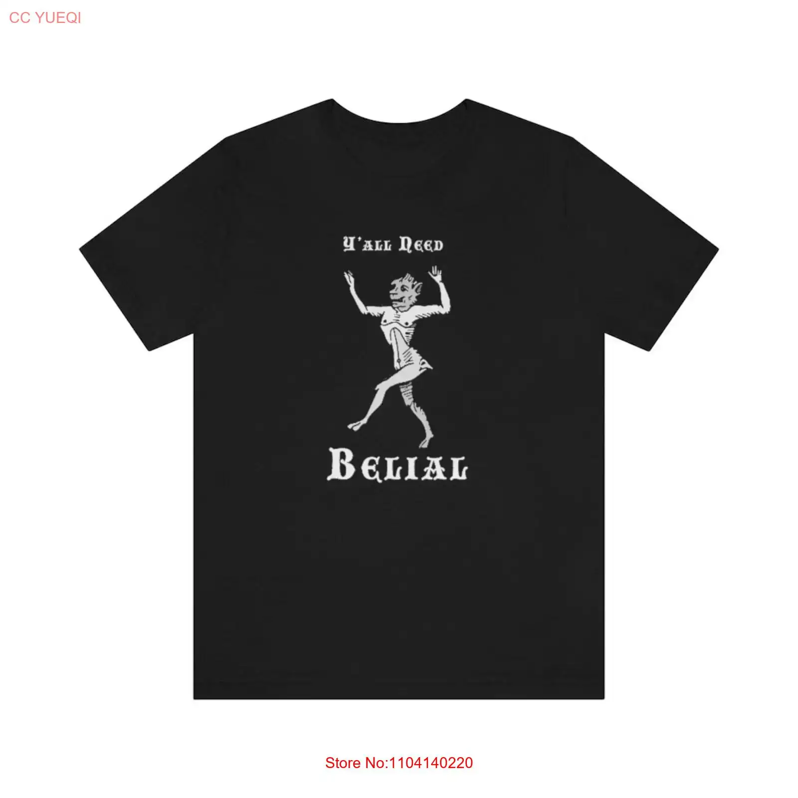 Men'S Fashion Everyday - Yall Need Belial BW Jersey camiseta