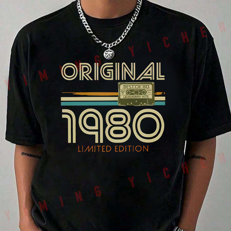 Mens Fashion In The 80S - Camiseta Retro de los 80 con