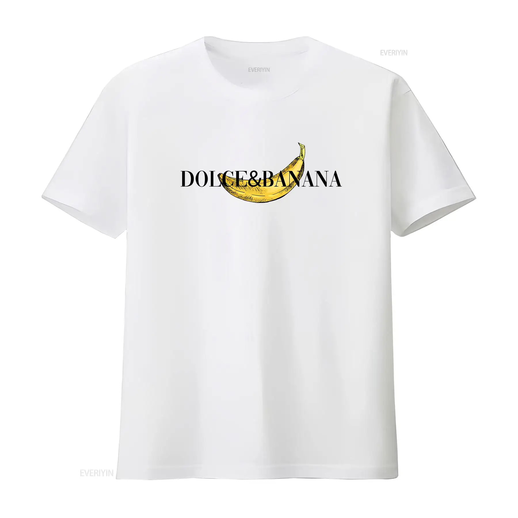 Men'S Fashion Everyday - Camiseta blanca para hombre Dolce Banana