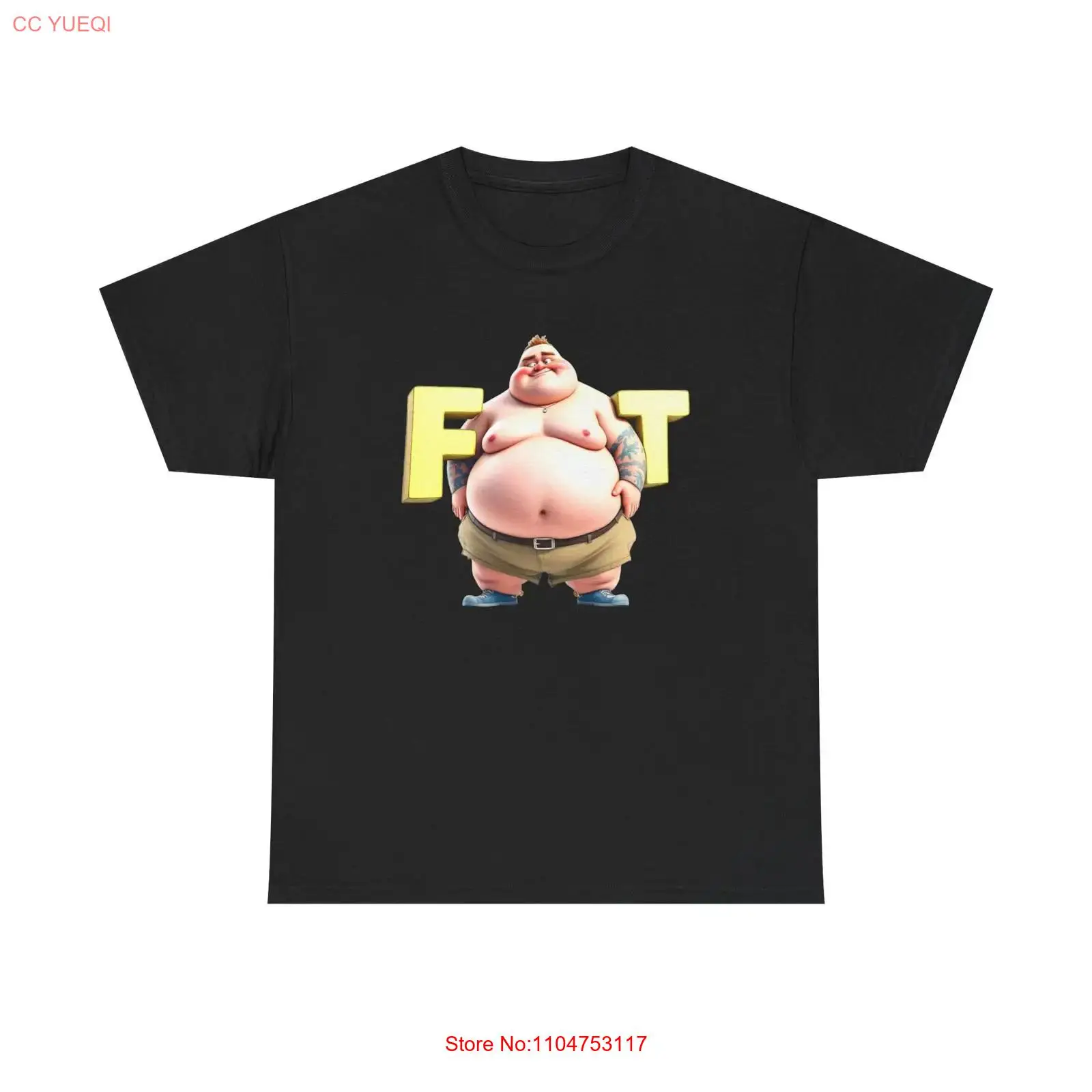Men'S Fashion For Big Guys - Camiseta divertida para hombre, diseño novedoso