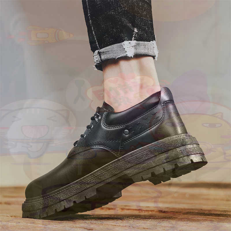 Men'S Fashion For Big Guys - Zapatillas deportivas de cuero Natural oscuro