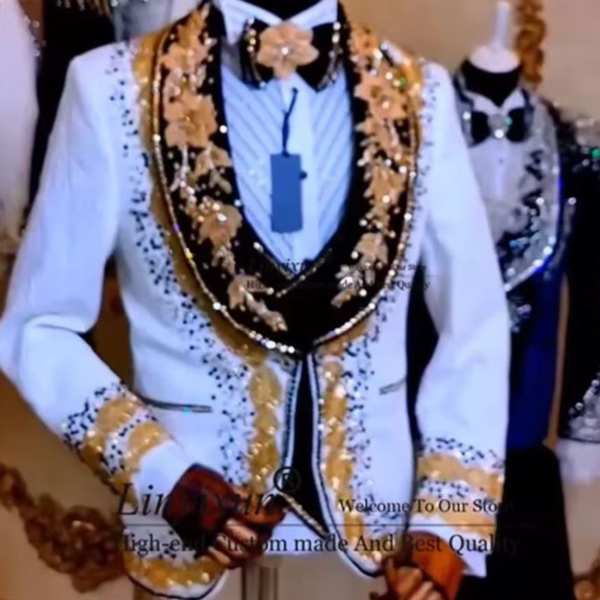 Mens Fashion Trajes - Trajes de hombre con diamantes de