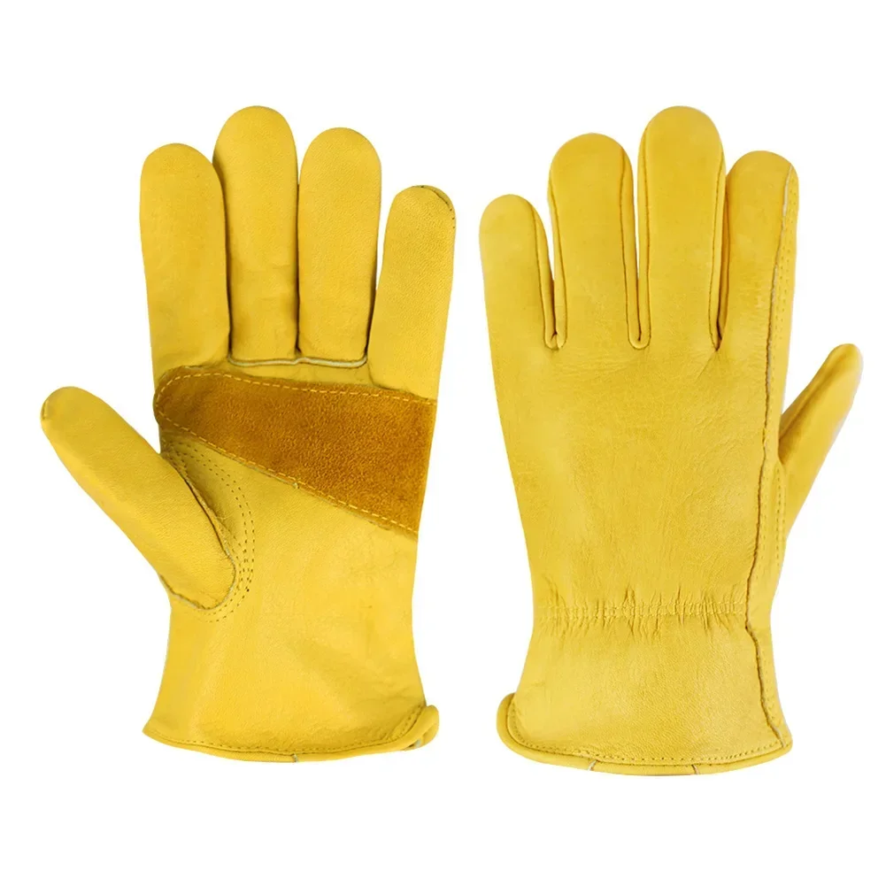 Driving Gloves Leather - Guantes de Trabajo de Cuero para