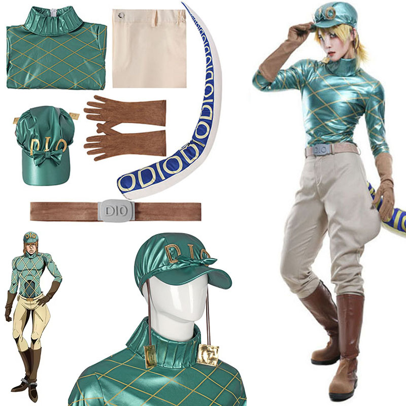 Men'S Fashion Gloves - Disfraz de Diego Brando de JoJo's