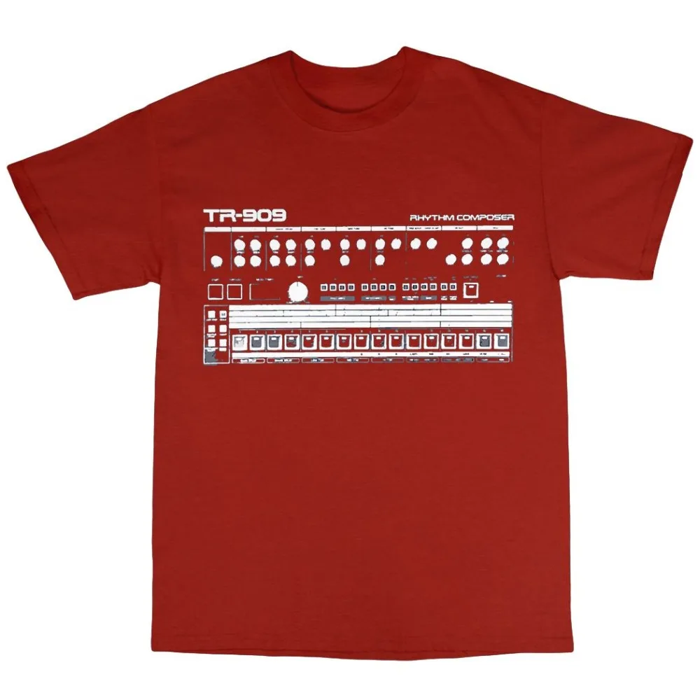 Men'S Fashion Online - Camiseta inspirada en Tr-909, 100% algodón,