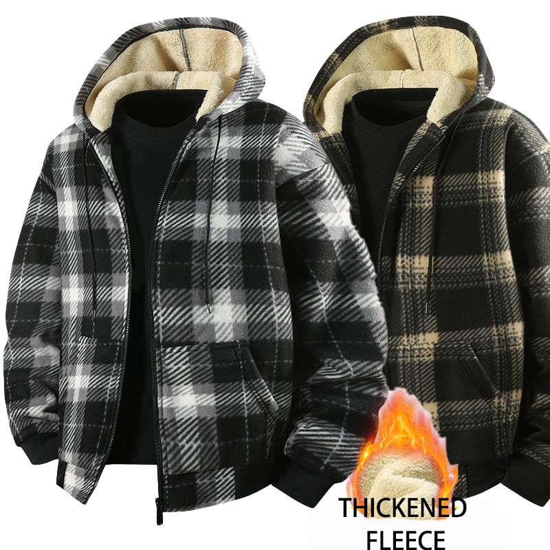 Jacket Mens Fashion - Nueva Chaqueta de Camisa a Cuadros