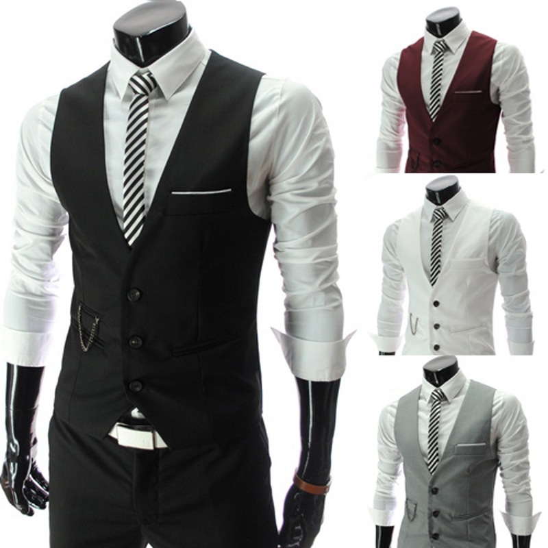 Mens Fashion Trajes - 2025 Chaleco de traje de marca,