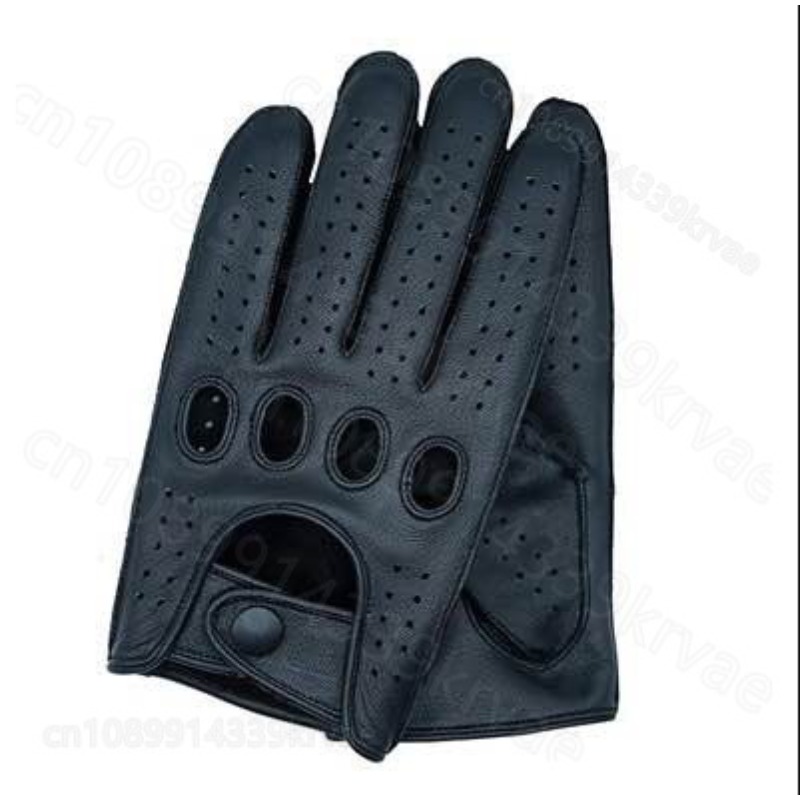 Driving Gloves Leather - Guantes de conducción transpirables para hombre,