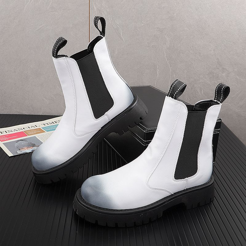 Men'S Fashion Model - Botas de cuero genuino de lujo
