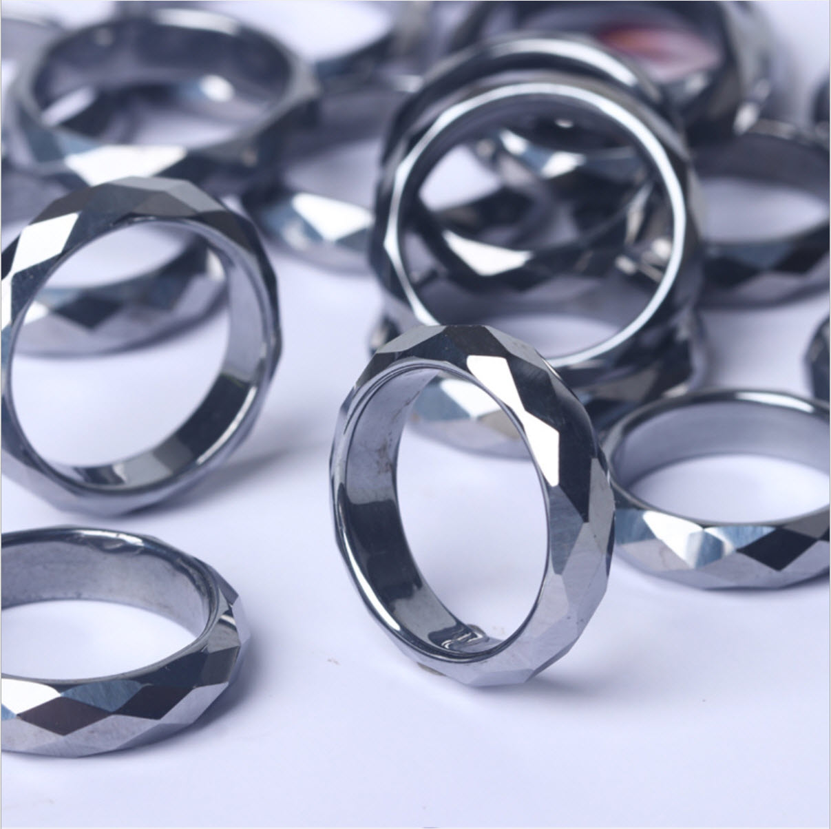 Mens Fashion Store - Terahertz Energy Stone-anillo adelgazante Natural para