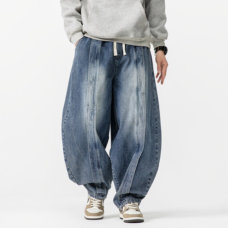 Men'S Fashion Linen Pants - 2025 nuevos pantalones Harem Vintage para