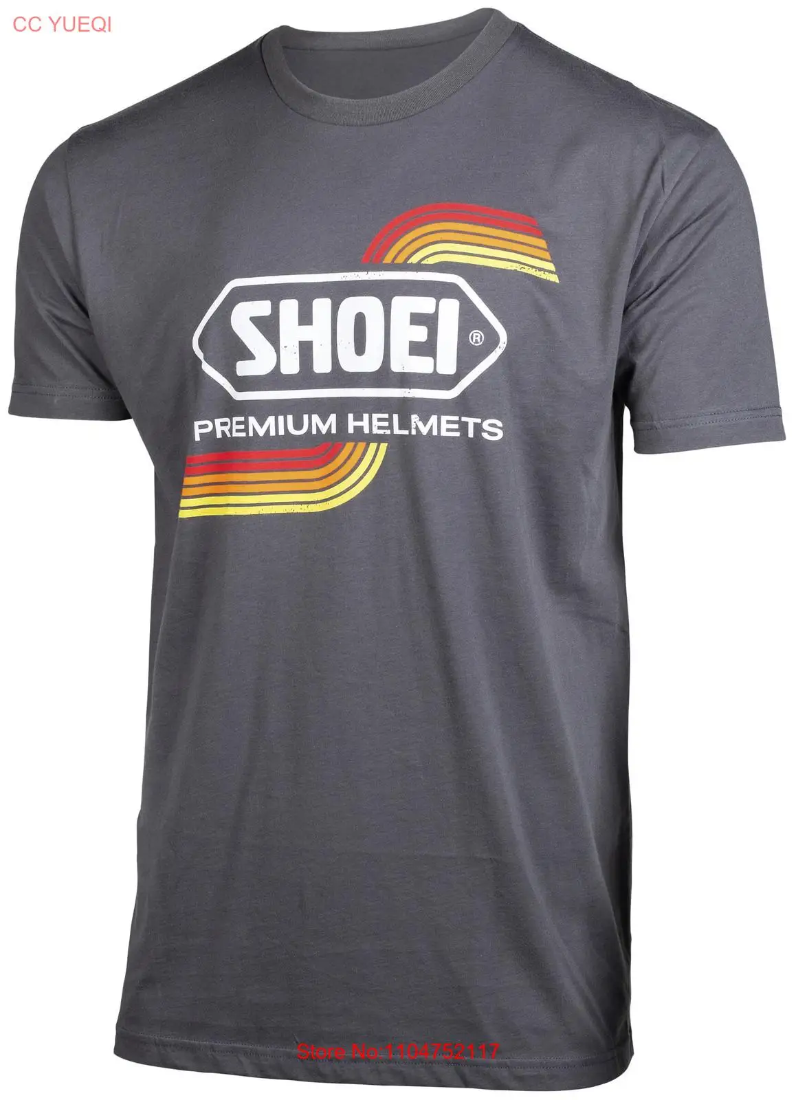 Men'S Fashion Everyday - Shoei Vintage camiseta X grande gris