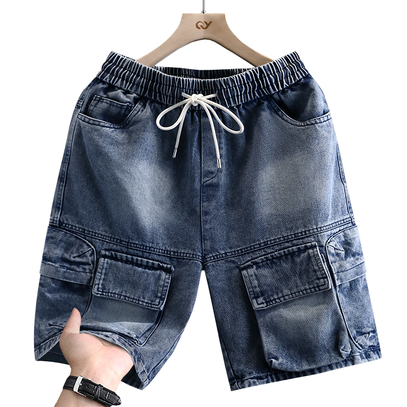 Men Fashion Jeans - Pantalones Cortos Cargo para Hombre, Nueva