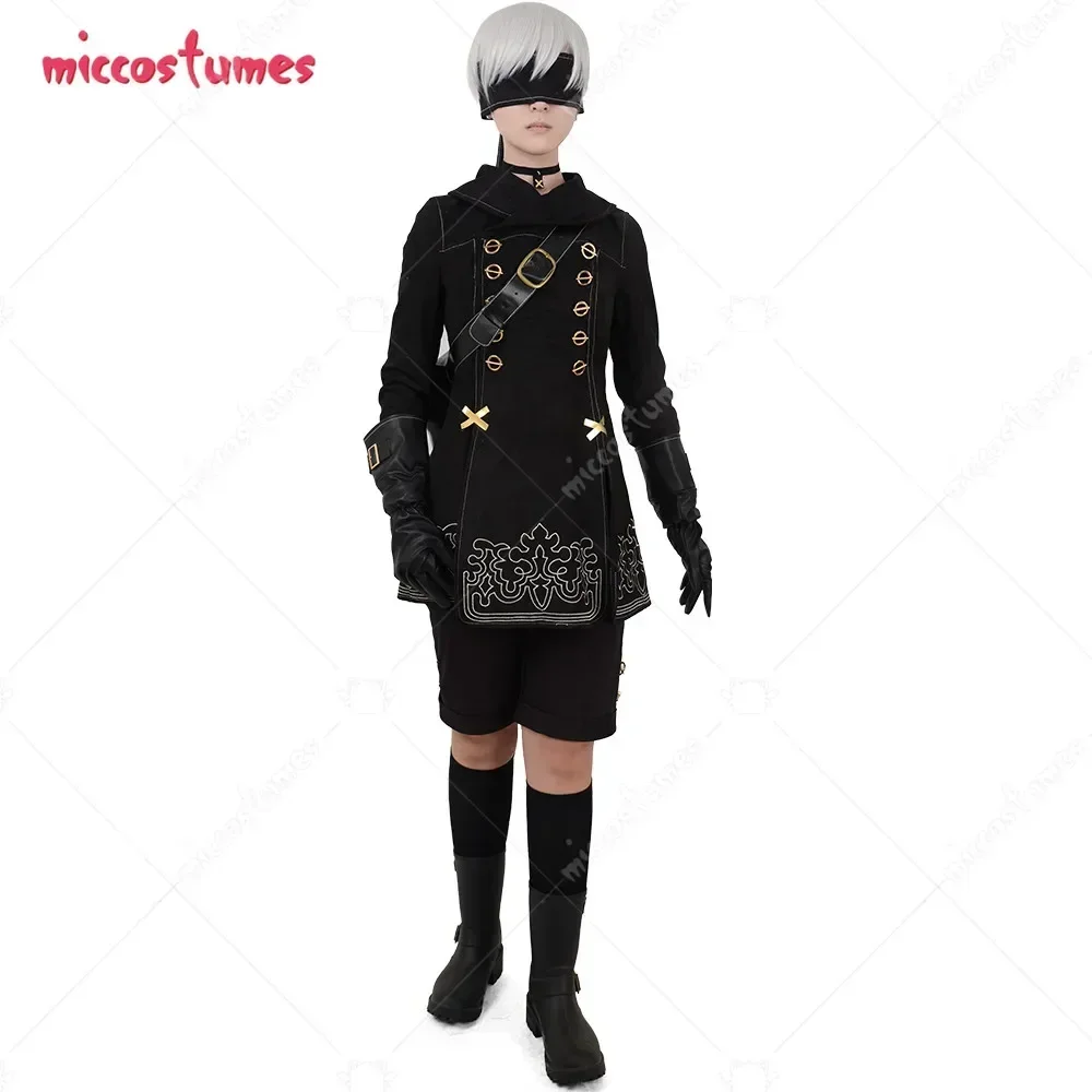 Men'S Fashion Gloves - Miccostumes Disfraz de cosplay negro unisex