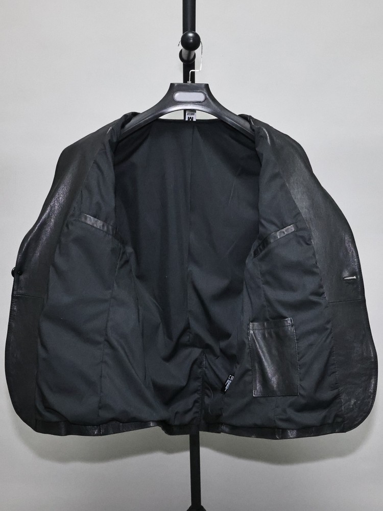 Blazer de Cuero Genuino para H - Slim Fit Blazer Men reseña y precio