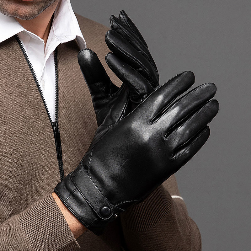 Guantes gruesos y cálidos de c - Driving Gloves Leather reseña y precio