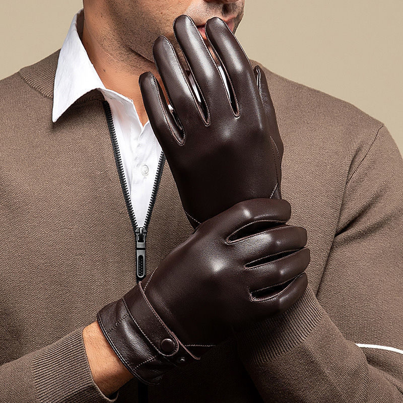 Guantes gruesos y cálidos de c - Driving Gloves Leather reseña y precio