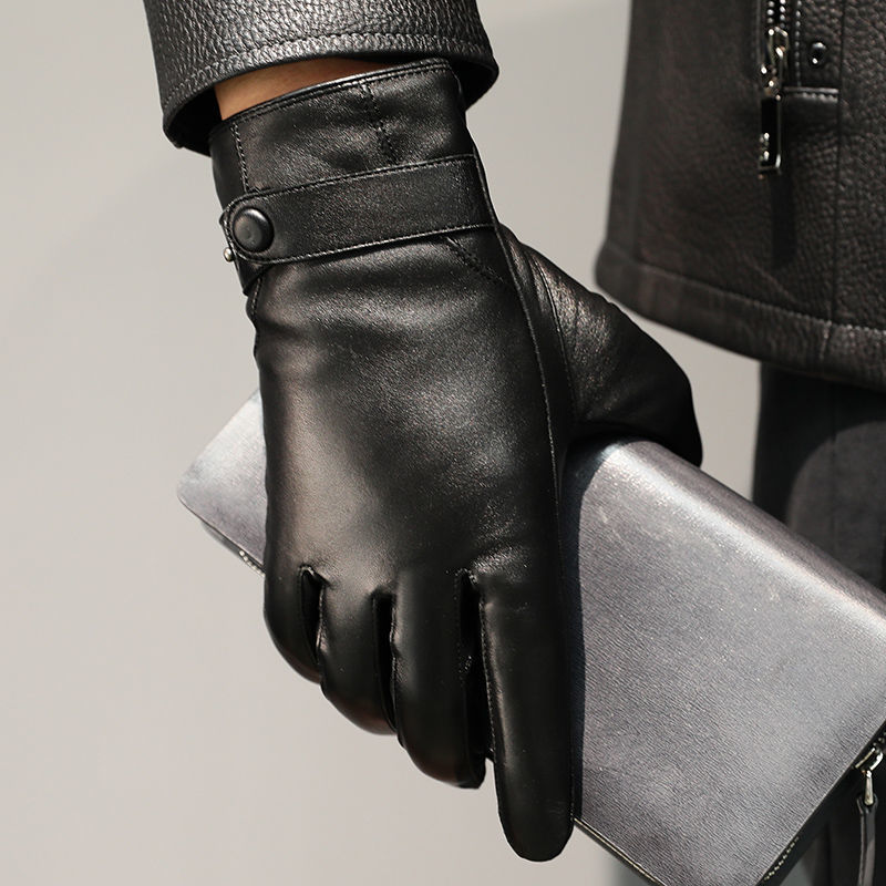 Guantes gruesos y cálidos de c - Driving Gloves Leather reseña y precio