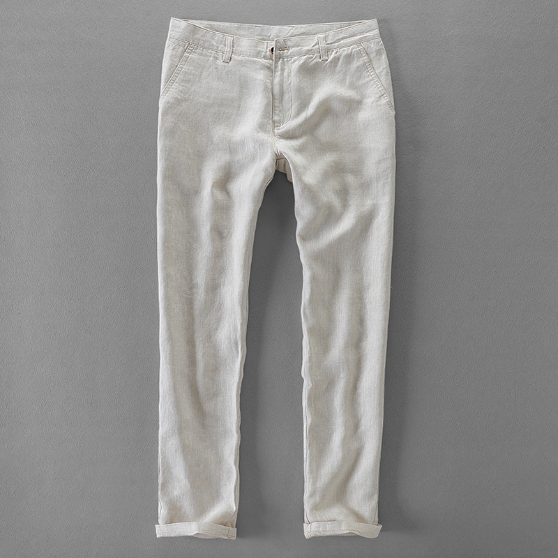 Nuevo diseñador de Pantalones  - Men'S Fashion Linen Pants reseña y precio