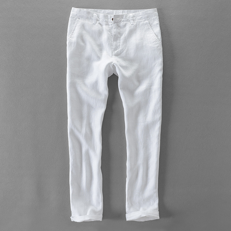 Nuevo diseñador de Pantalones  - Men'S Fashion Linen Pants reseña y precio