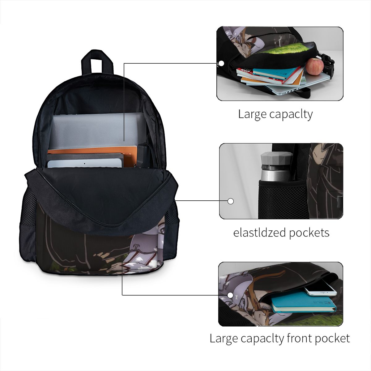 Mochila escolar Sword Art Onli - Men'S Fashion Online reseña y precio
