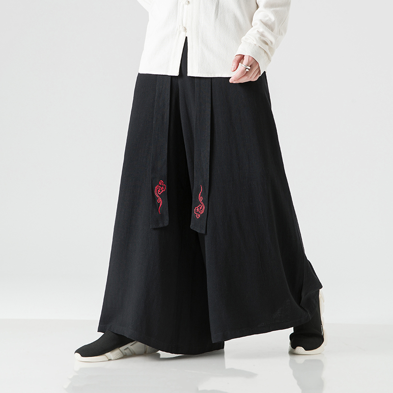 Pantalones de lino de pierna a - Men'S Fashion Linen Pants reseña y precio