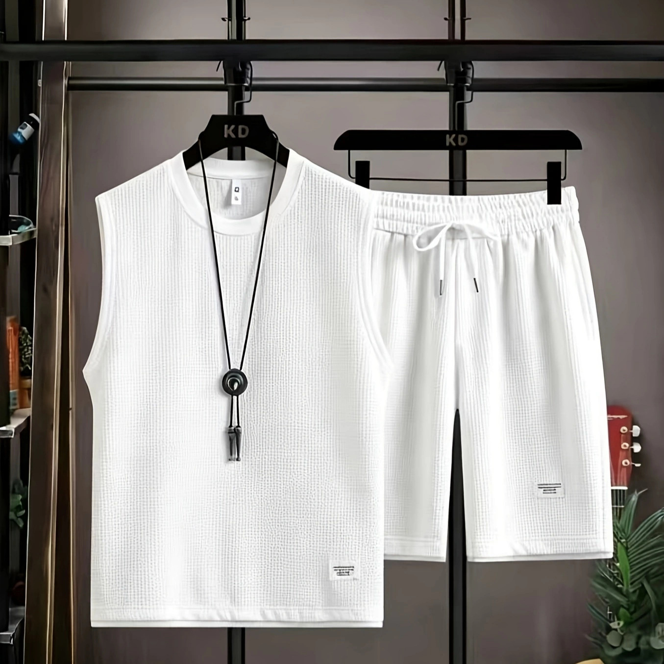 Conjunto de chaleco deportivo  - Mens Fashion Vest reseña y precio