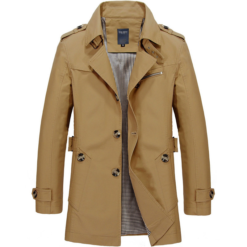 Gabardinas Cruzadas para Hombr - Mens Fashion Store reseña y precio