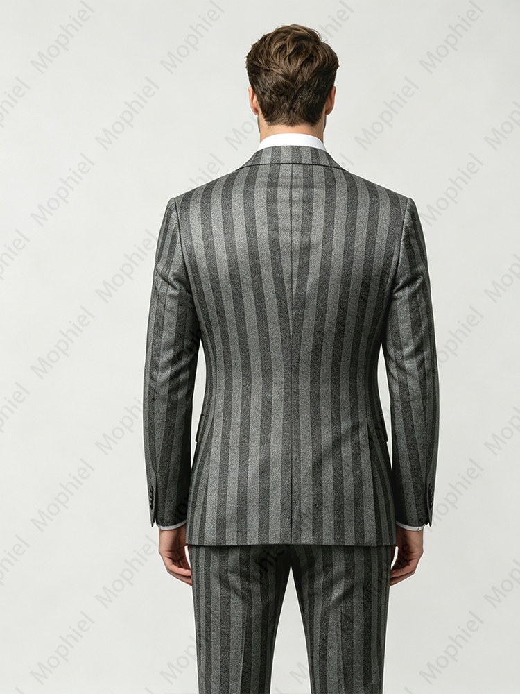 Traje de hombre negro y gris c - Slim Fit Blazer Men reseña y precio