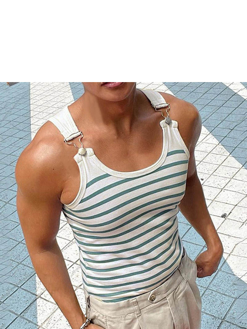 Camiseta sin Mangas Ajustada c - Men'S Fashion Online reseña y precio