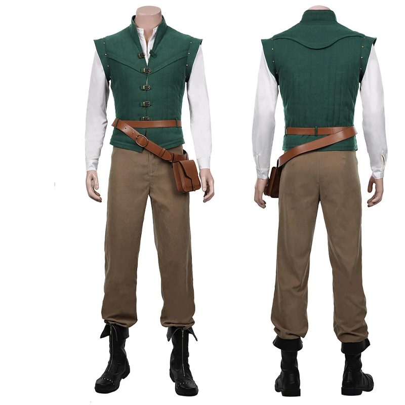 Disfraz de Flynn Rider, chalec - Mens Fashion Vest reseña y precio