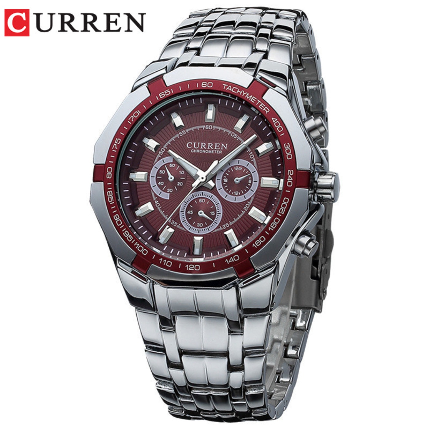 Relojes CURREN de marca de luj - Men'S Fashion Model reseña y precio