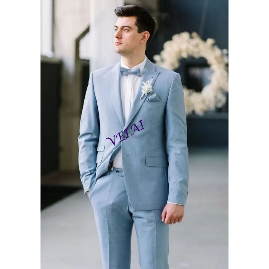 Traje de esmoquin a medida de  - Slim Fit Blazer Men reseña y precio
