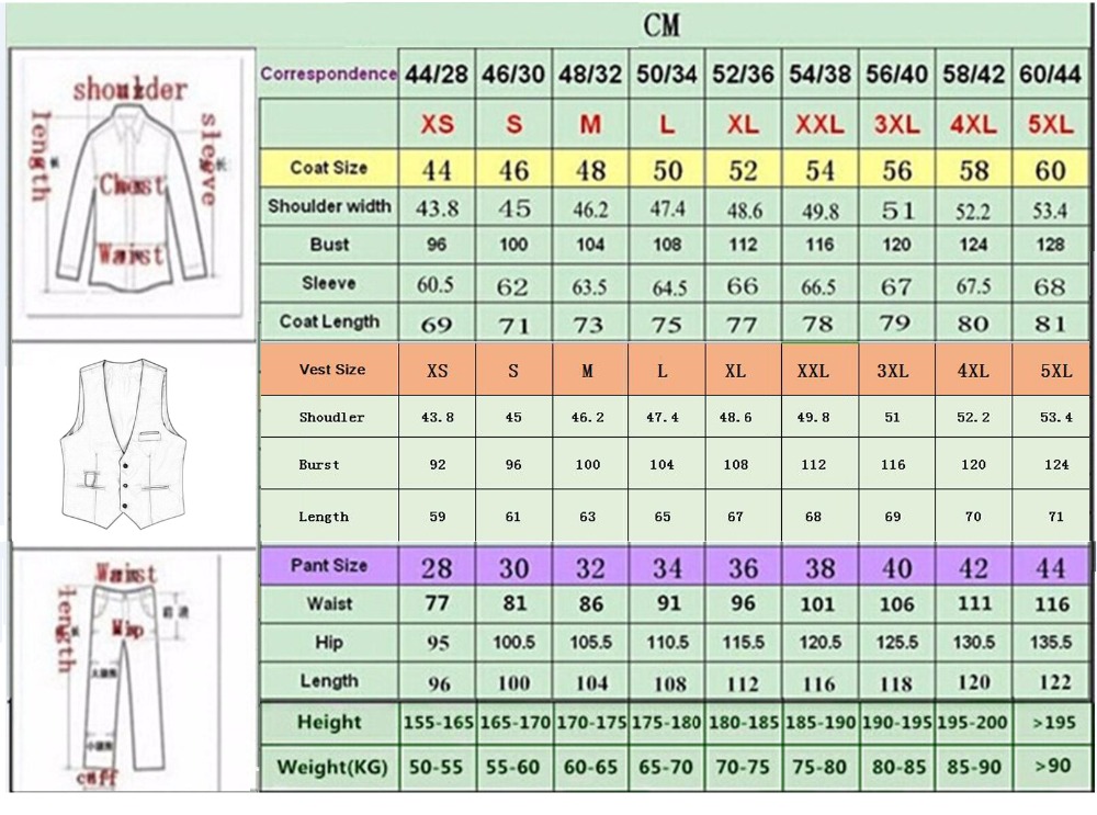 Traje de esmoquin a medida de  - Slim Fit Blazer Men reseña y precio