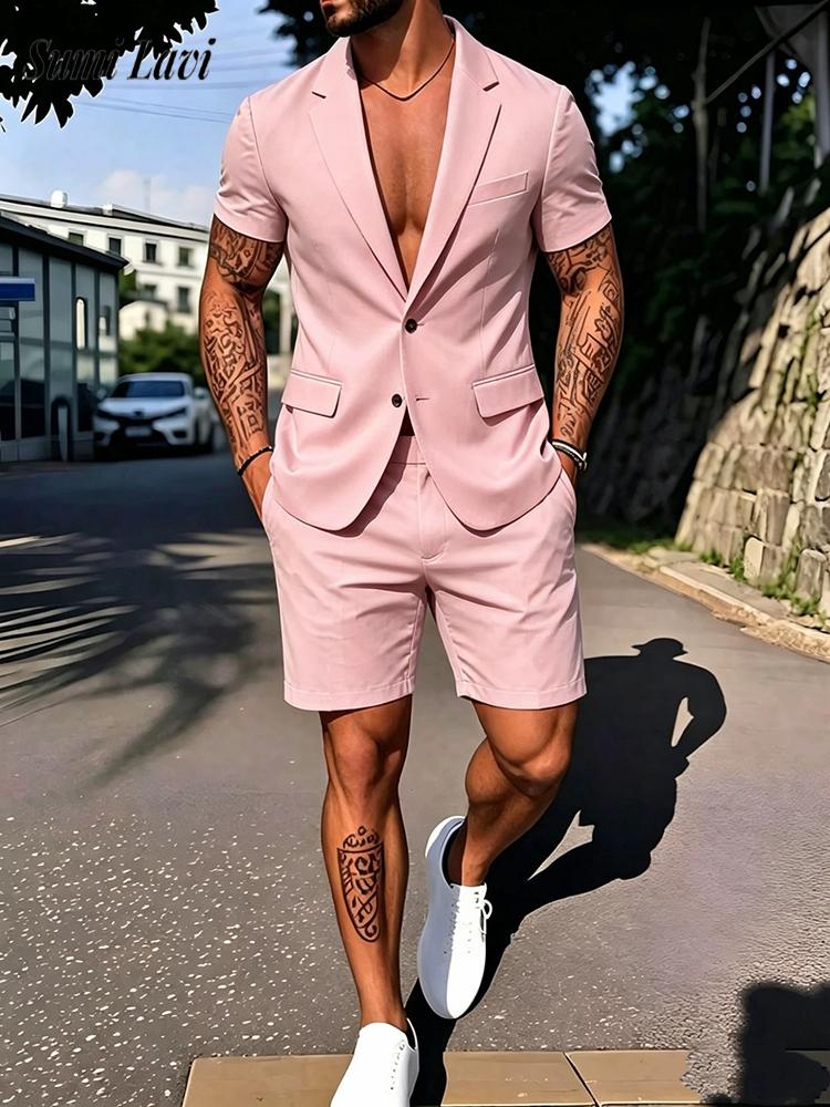 Trajes casuales de dos piezas  - Mens Fashion Blazer reseña y precio