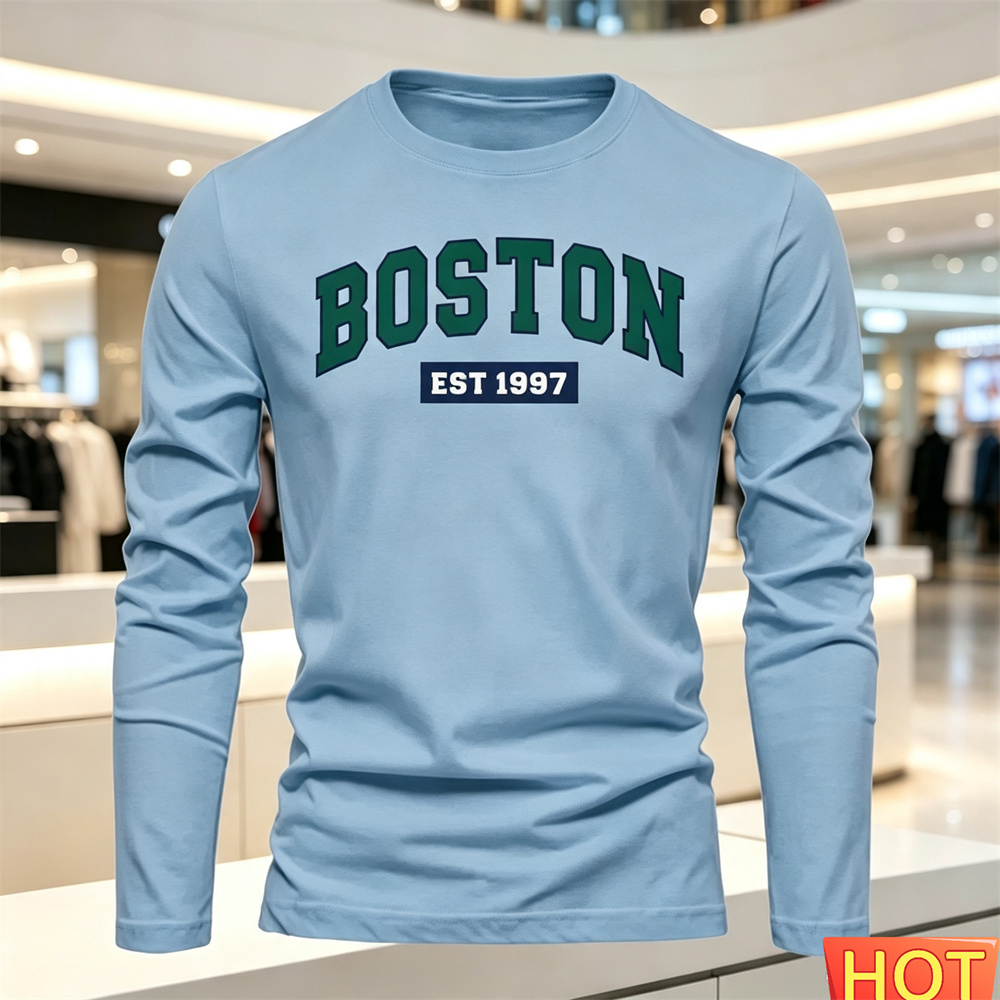 Camiseta de manga larga para h - Men'S Fashion Looks reseña y precio