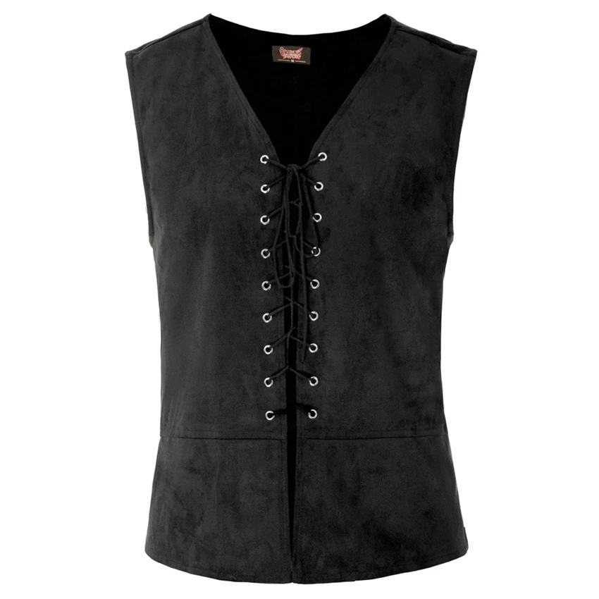 Chaleco Medieval Punk para Hom - Mens Fashion Vest reseña y precio