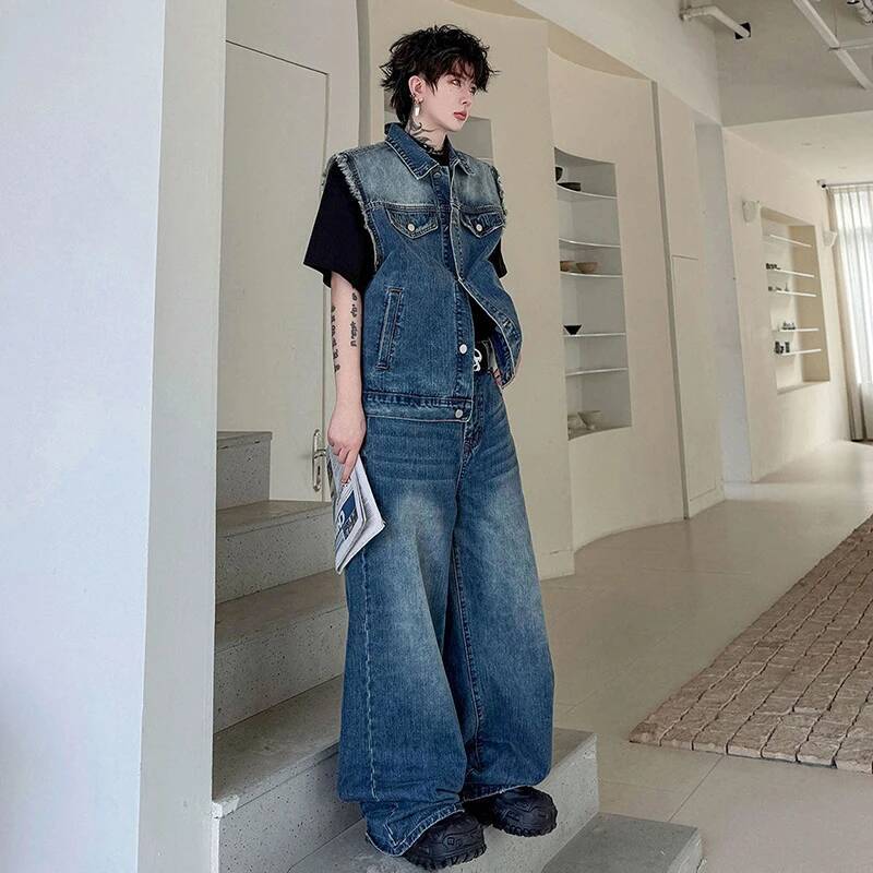 LUZHEN 2026 Conjuntos de Dos P - Men Fashion Jeans reseña y precio