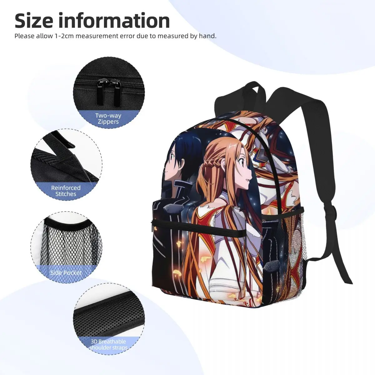 Mochila escolar Sword Art Onli - Men'S Fashion Online reseña y precio