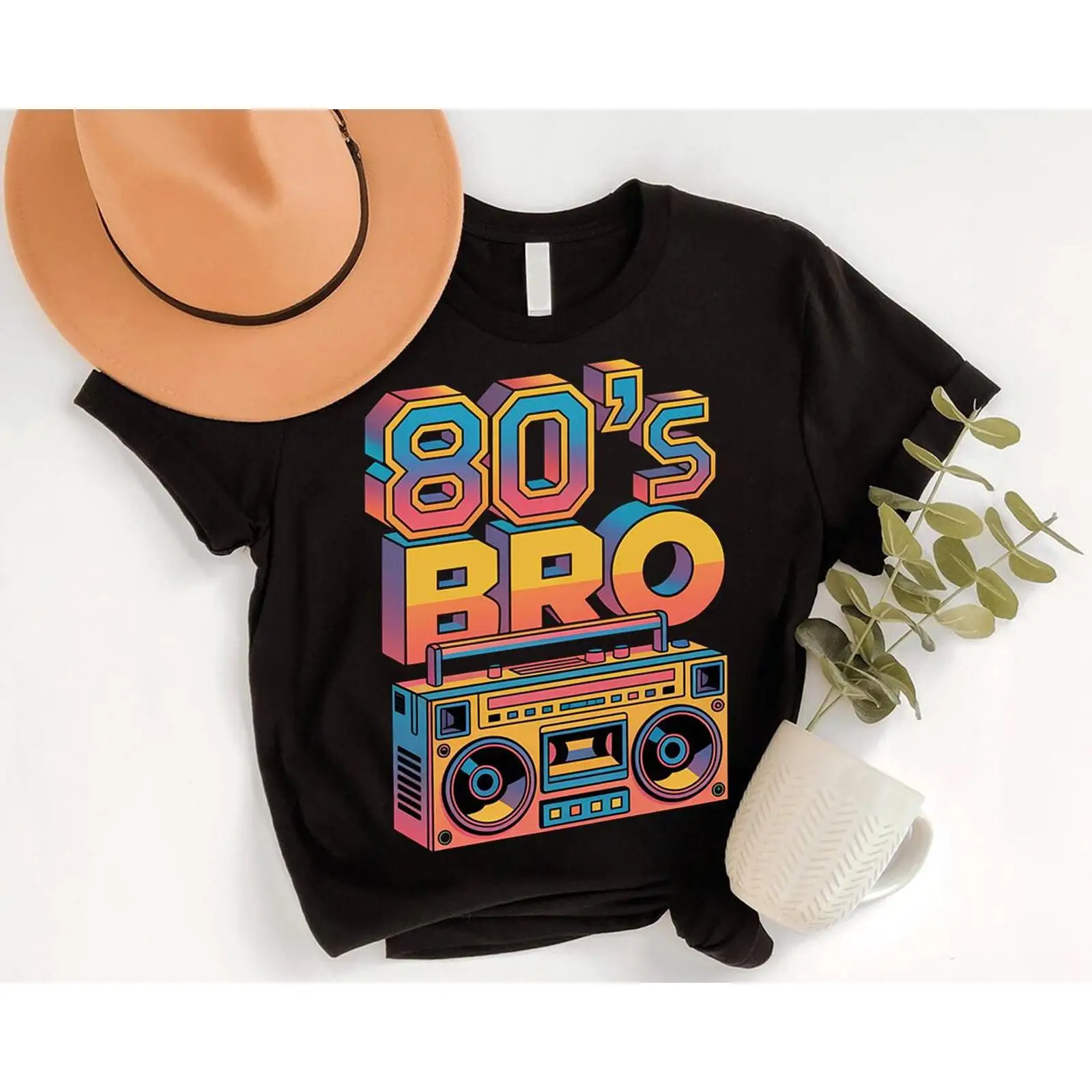 Camiseta Retro Boombox, nostal - Mens Fashion In The 80S reseña y precio