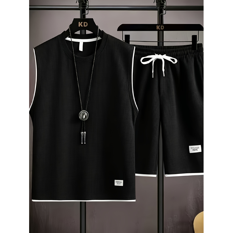 Conjunto de chaleco deportivo  - Mens Fashion Vest reseña y precio