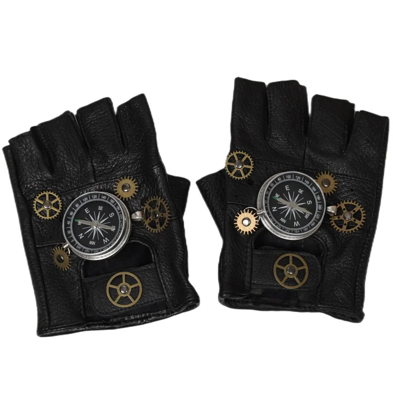 Guantes Steampunk de cuero PU  - Men'S Fashion Gloves reseña y precio