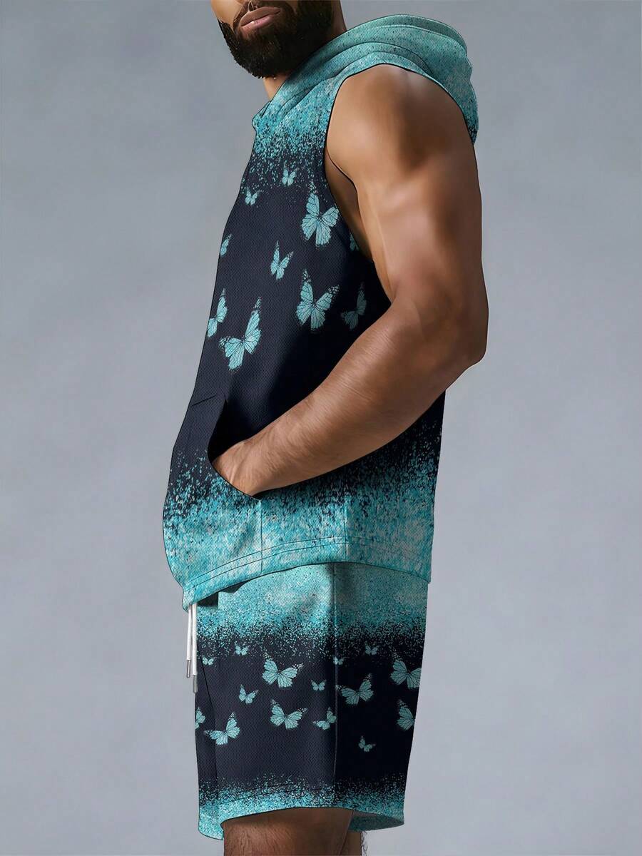 Conjunto de chaleco con capuch - Mens Fashion Vest reseña y precio