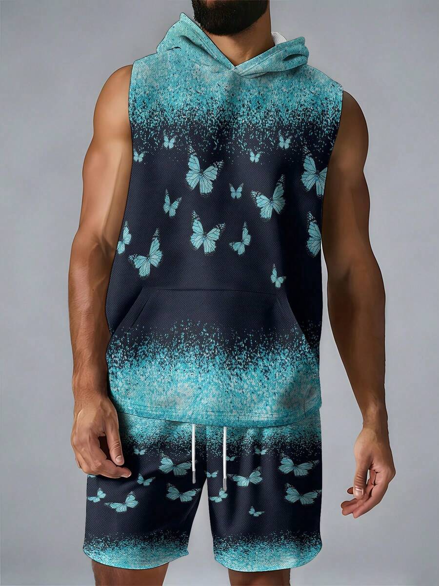 Conjunto de chaleco con capuch - Mens Fashion Vest reseña y precio