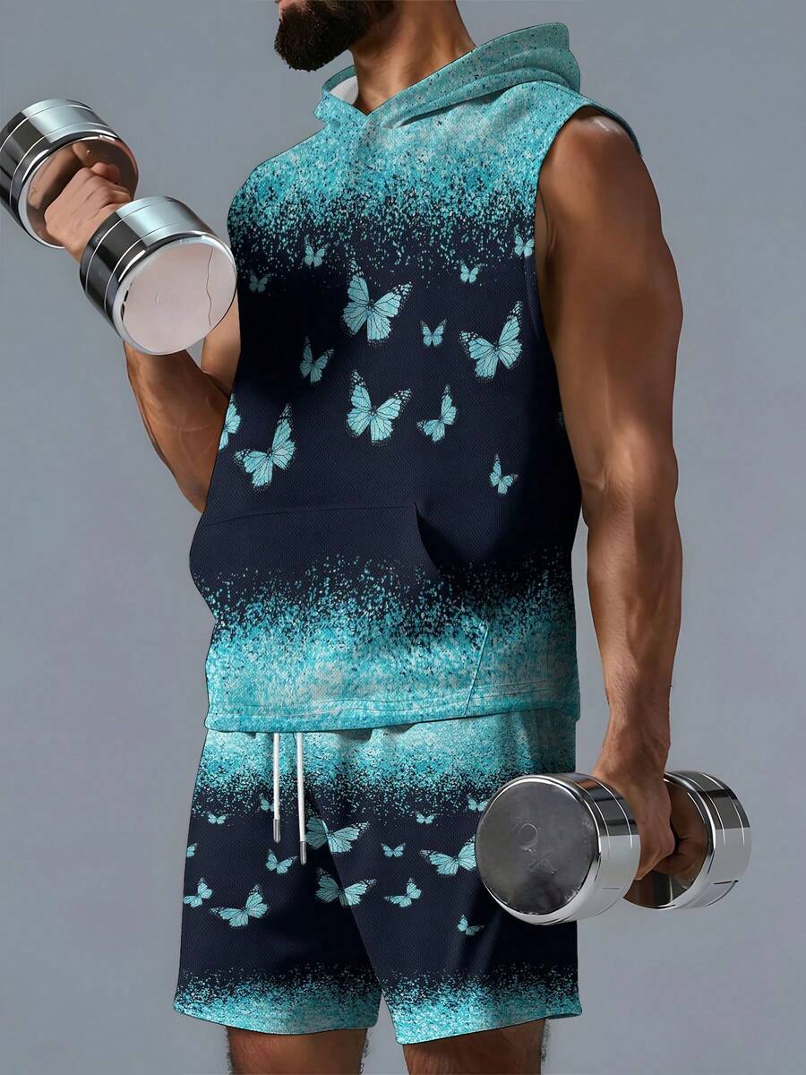 Conjunto de chaleco con capuch - Mens Fashion Vest reseña y precio