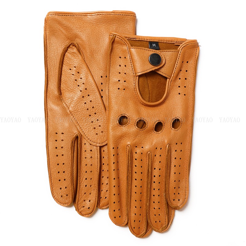 Guantes de piel auténtica para - Driving Gloves Leather reseña y precio