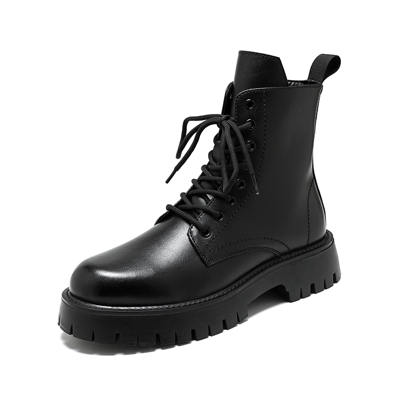 Botas de cuero genuino de lujo - Men'S Fashion Model reseña y precio