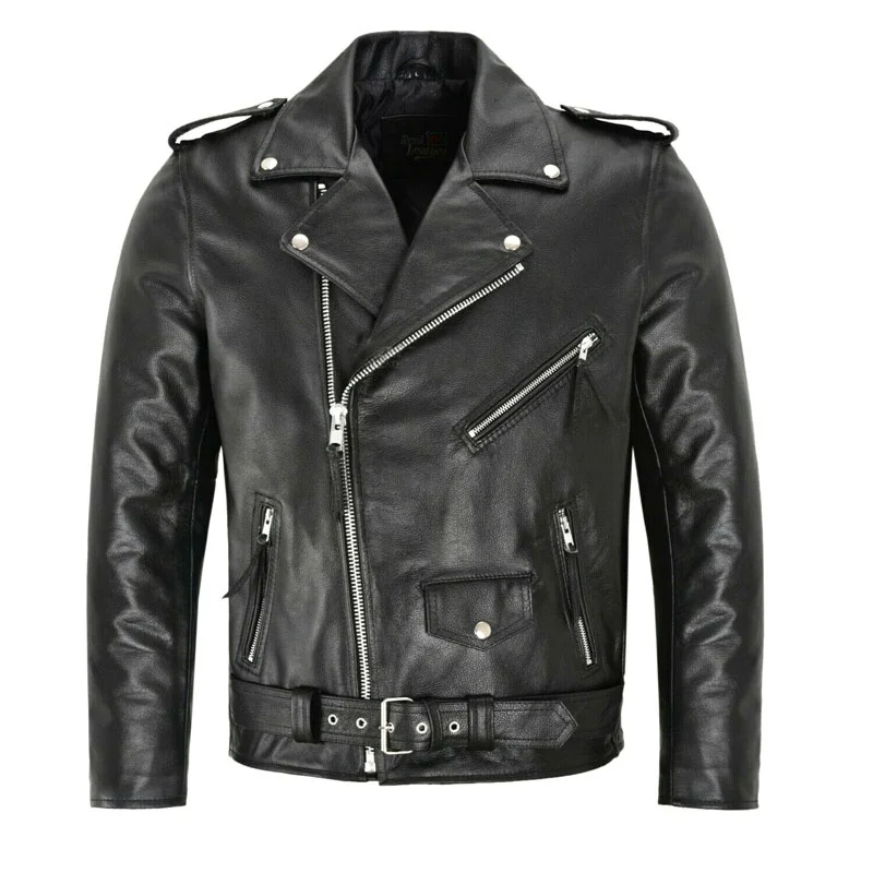 Chaqueta de cuero para hombre, - Jacket Mens Fashion reseña y precio